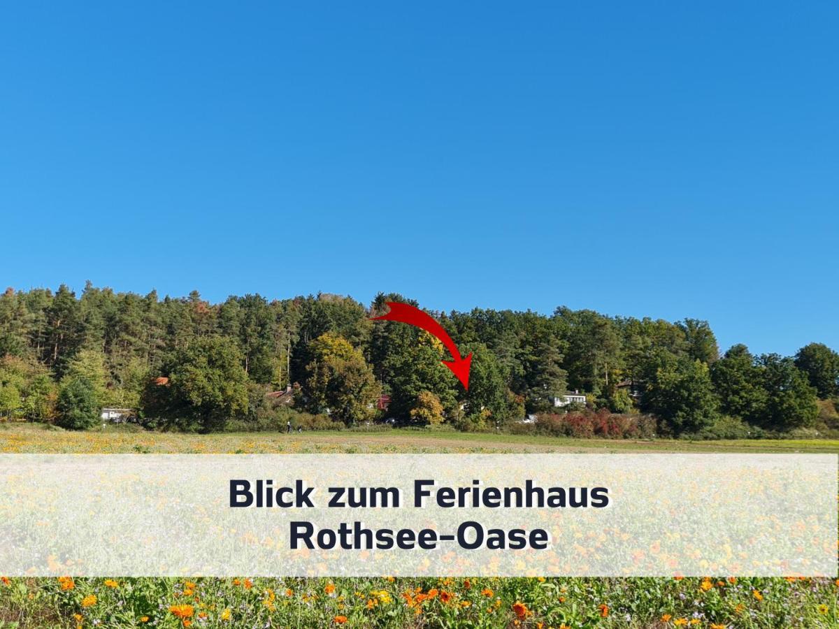 Ferienhaus Rothsee-Oase Ideale Ausgangslage Mit Tollem Ausblick, Sauna Und Privatem Garten Roth  Extérieur photo