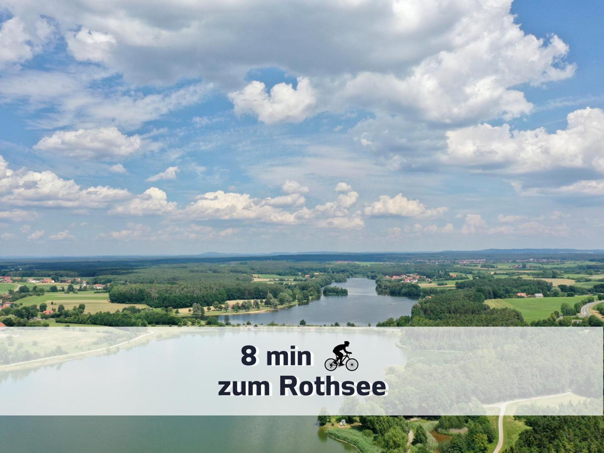 Ferienhaus Rothsee-Oase Ideale Ausgangslage Mit Tollem Ausblick, Sauna Und Privatem Garten Roth  Extérieur photo